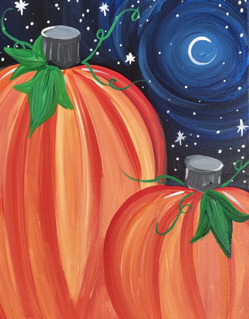805x1030 The Pumpkin Patch October 17th Outer Banks Painting Parties - Pumpkin Patch Painting