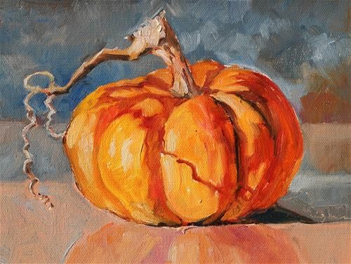 500x376 77 Best Pumpkin Art And Other Still Life Images - Pumpkin Watercolor Painting