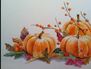 300x226 Watercolor Pumpkin Patch Workshop Aiken Center For The Arts - Pumpkin Watercolor Painting
