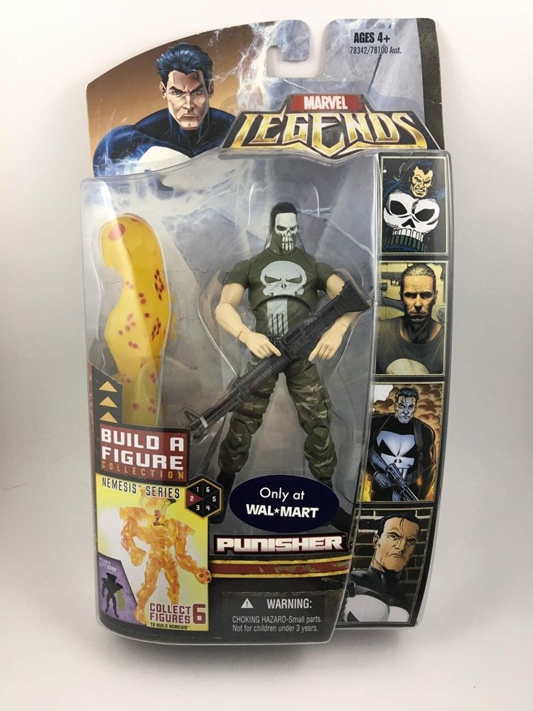 750x1000 Marvel Legends Nemesis Wave Punisher Skull Face Paint V - Punisher Skull Face Painting