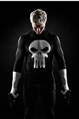 327x492 Punisher Skull Face Paint Face Painting - Punisher Skull Face Painting