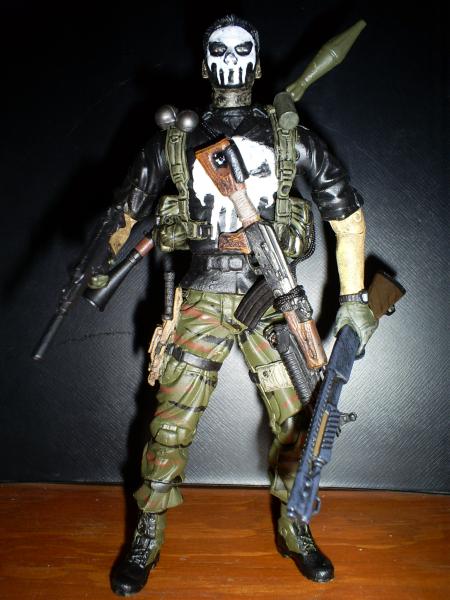 450x600 The Many Faces Of Frank Castle Aka The Punisher - Punisher Skull Face Painting