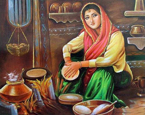 500x397 Wall Painting Art Gallery - Punjabi Painting