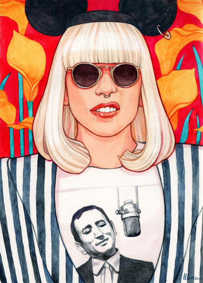 670x935 Jazz Art Pop Punk - Punk Painting