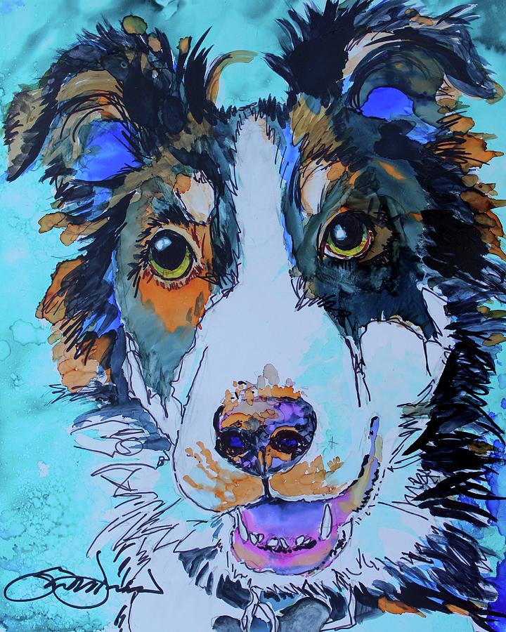 720x900 Puppy Love Painting By Susan Davies - Puppy Love Painting