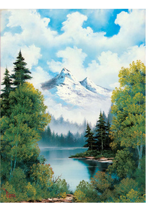 312x432 Mystic Mountain - Purchase Bob Ross Original Painting