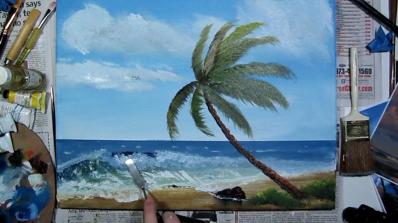 1280x720 Beach Speed Painting - Purchase Bob Ross Painting