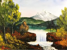 236x177 Bob Ross Painting - Purchase Original Bob Ross Painting