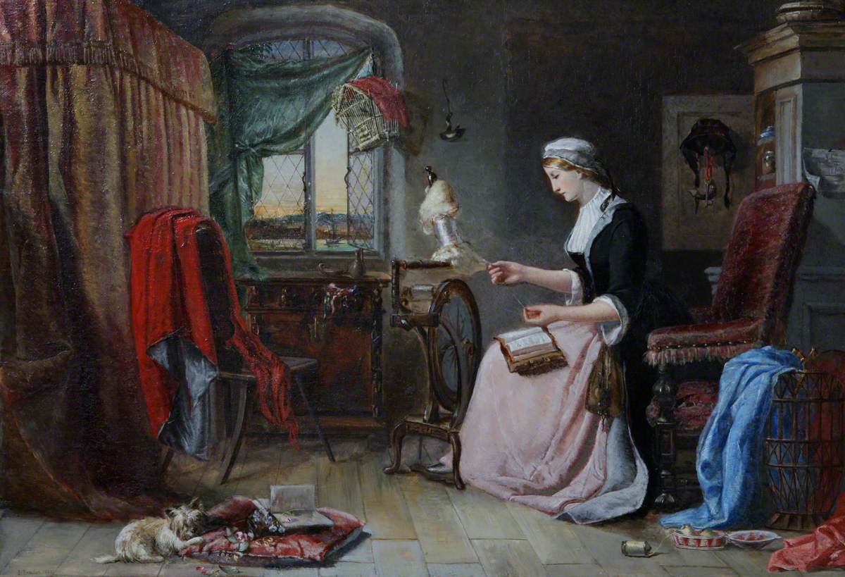 1200x819 Priscilla, The Puritan Maiden Art Uk - Puritan Painting