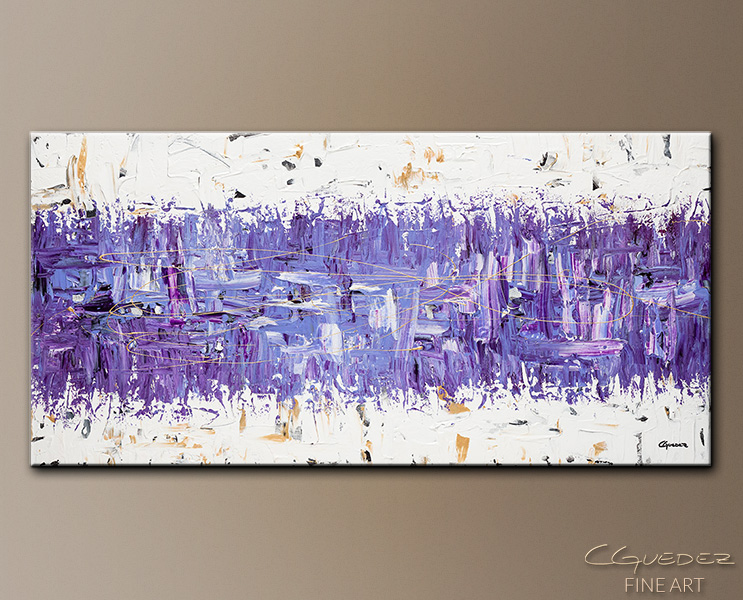 743x600 Modern Abstract Art - Purple Abstract Painting