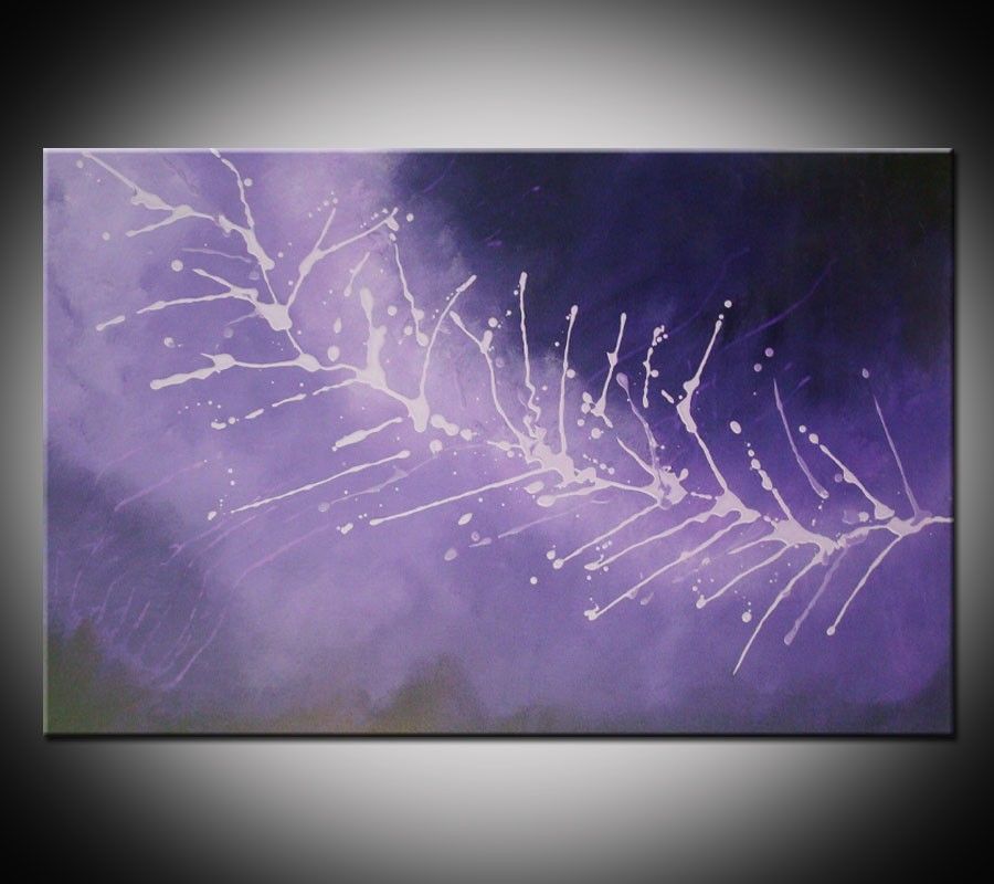 900x800 Purple Abstract Painting Purple Abstract Art Modern Colorful - Purple Abstract Painting