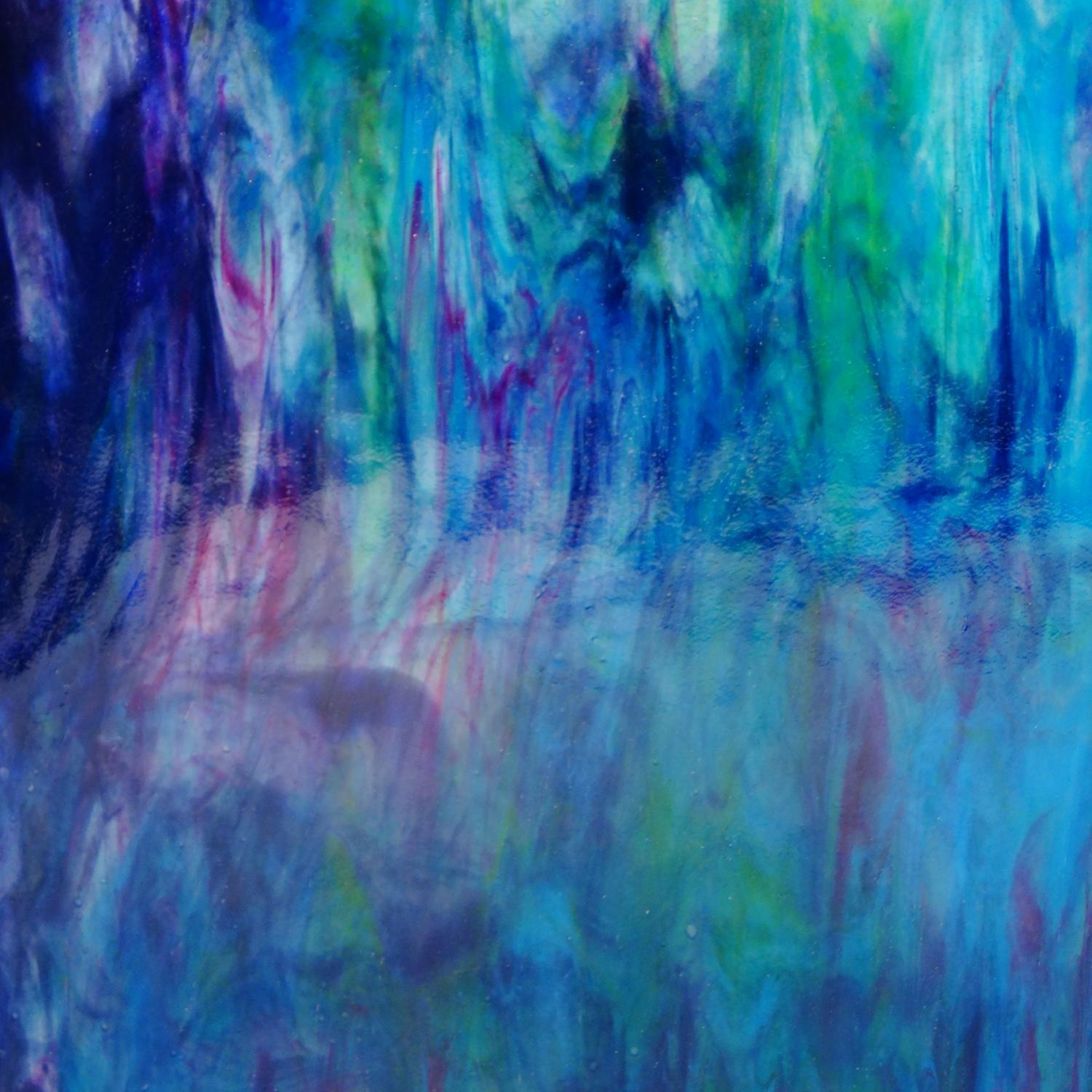 1500x1500 Pink, Blue, Purple, Bubblegum, Green Stipple Glass - Purple And Green Painting