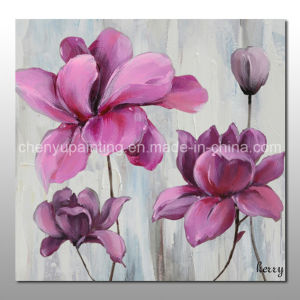 300x300 China Purple Flowers Acrylic Painting For Decoration - Purple Flower Painting