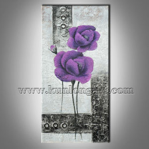 300x300 China Wall Art Decor Vivid Coloring Purple Flower Painting - Purple Flower Painting Canvas