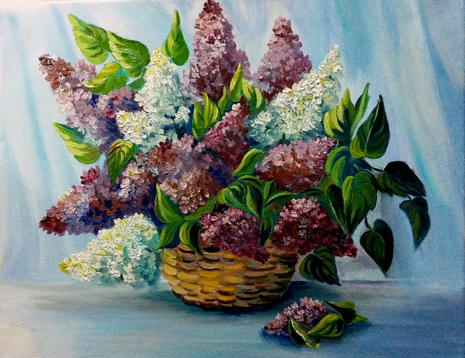 1500x1155 Oil Painting Canvasrt Purple Flower Drawing Lilac - Purple Flower Painting Canvas