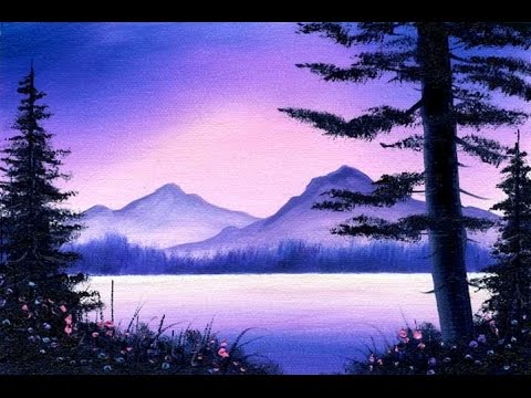 480x360 27 - Purple Landscape Painting