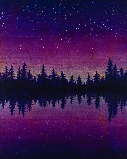 439x550 Where Art Lives Gallery Artists Group Blog Contemporary Abstract - Purple Landscape Painting