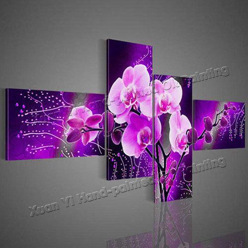 Purple Orchid Painting