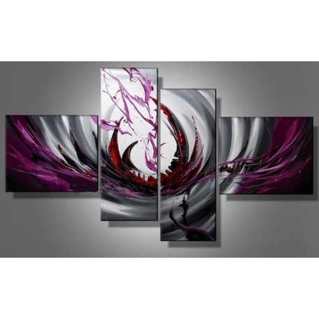 458x458 Purple Abstract Oil Painting Reproductions - Purple Painting
