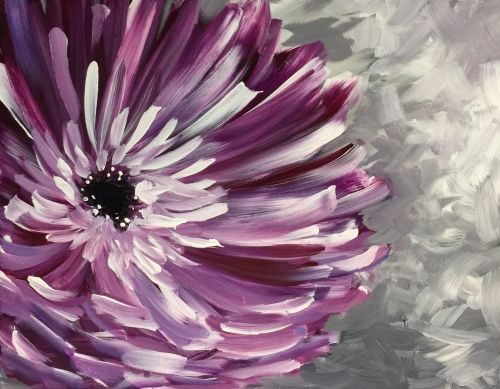 500x389 Roxbury Grill 09222017 Paint Nite Event - Purple Painting