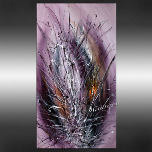 300x300 Purple Painting Abstract Art Canvas Original Art Burgundy - Purple Painting Canvas