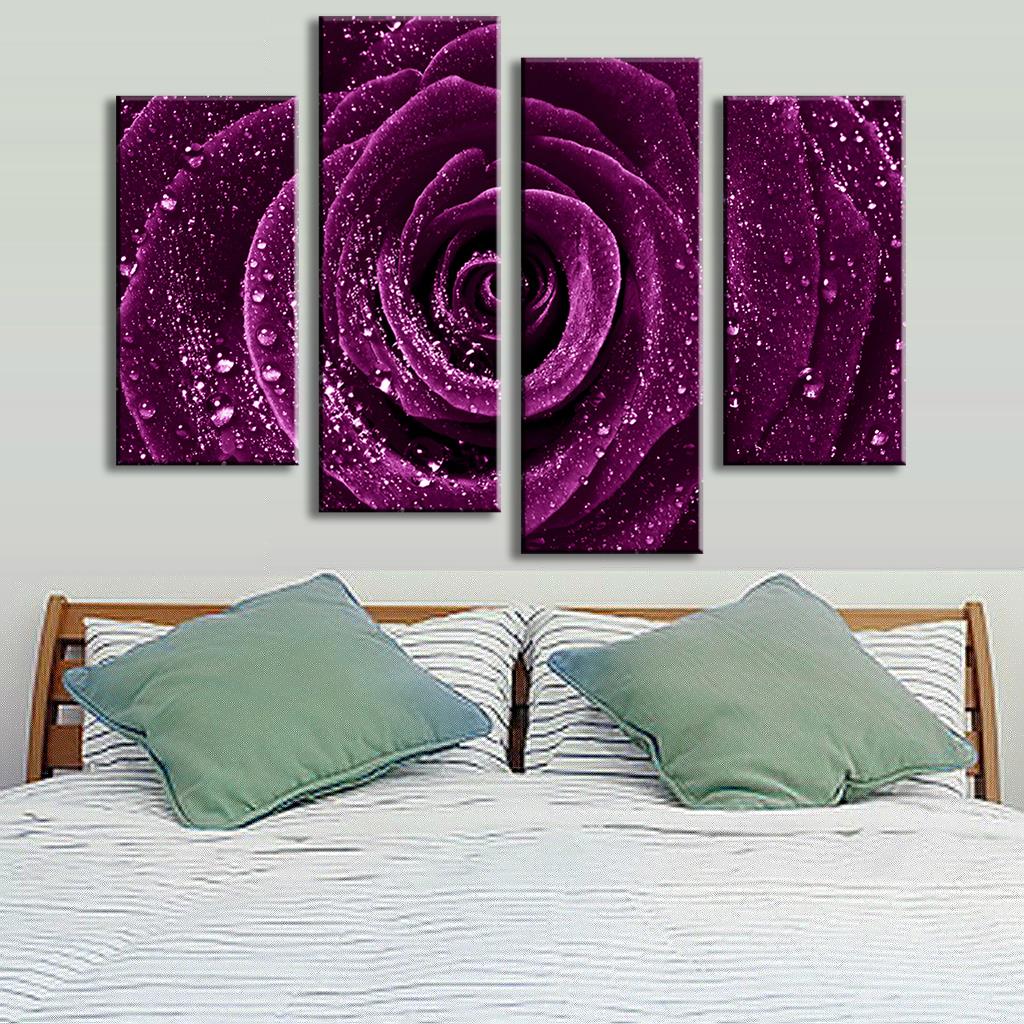 Purple Painting Canvas at PaintingValley.com | Explore collection of ...