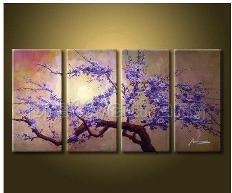 Purple Painting On Trees at PaintingValley.com | Explore collection of ...