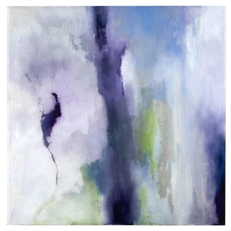 768x768 Purple Rain Abstract Artwork By Katherine Houston - Purple Rain Painting