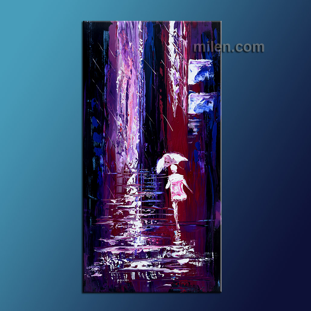 1030x1030 Purple Rain Sold Abstract Paintings, Amazing Original Abstract - Purple Rain Painting