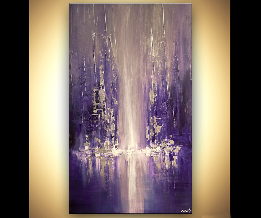 850x711 Painting - Purple Rain Painting