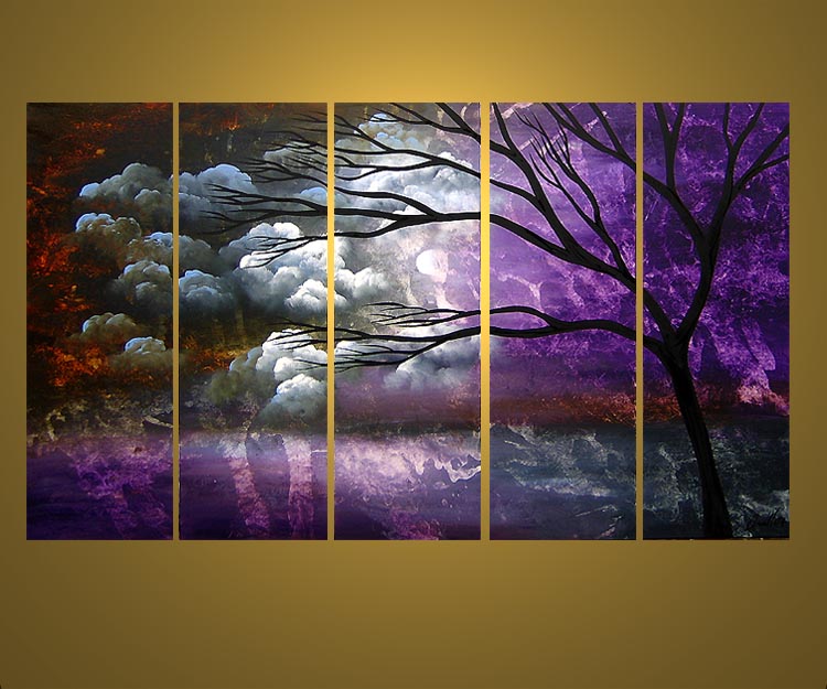 750x625 Painting - Purple Rain Painting