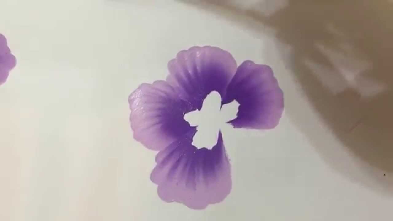 1280x720 How To Paint A Purple Rose With Acrylic - Purple Rose Painting