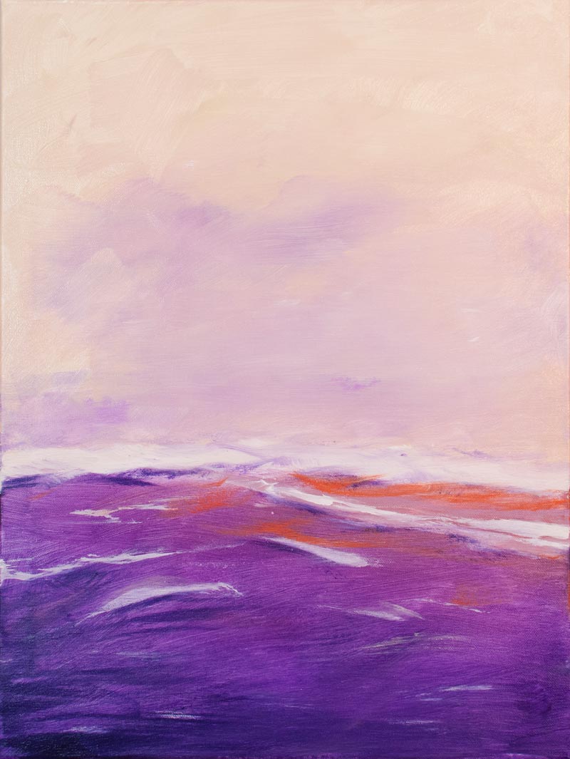 800x1065 Purple Sunset - Purple Sunset Painting