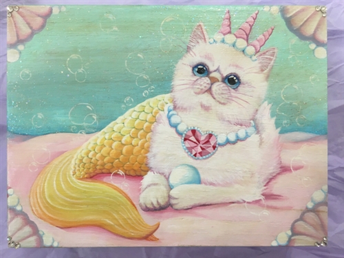 500x375 Purrfect Vanity By Mary Cindrich ( Jewelry Box ) - Purrfect Painting