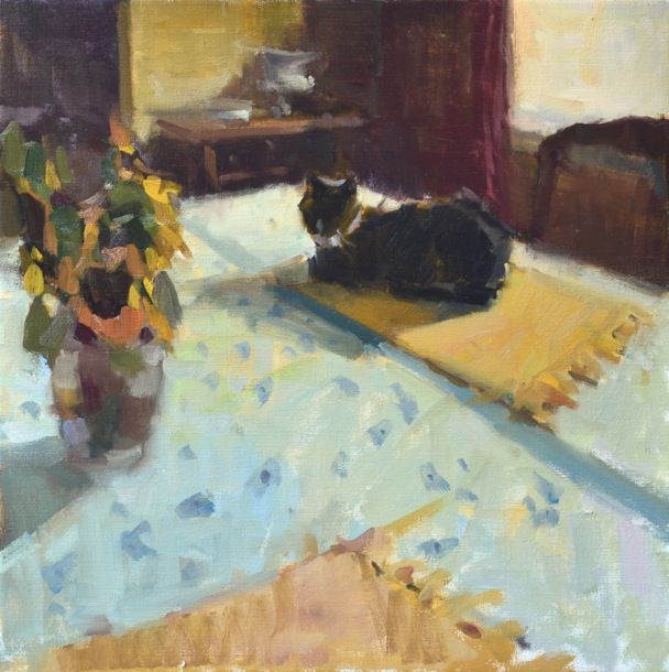 608x610 The Art Of Study Blair Brown, Paintings And Fine Art Paintings - Purrfect Painting
