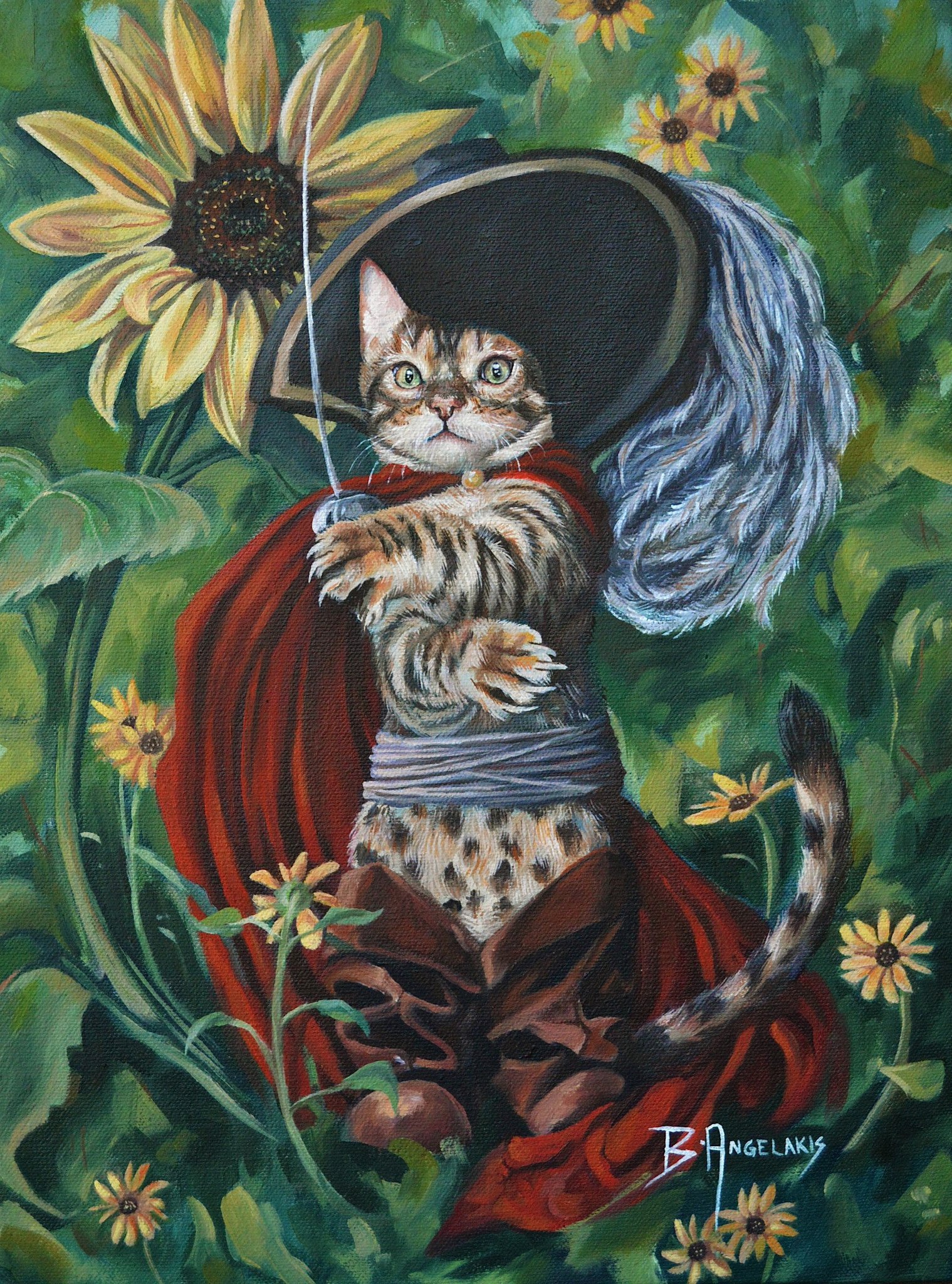 1519x2048 A Puss In Boots - Puss In Boots Painting
