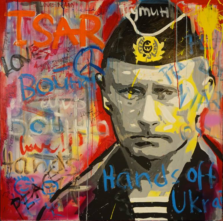 770x764 Saatchi Art Putin Painting By Wojtek - Putin Painting