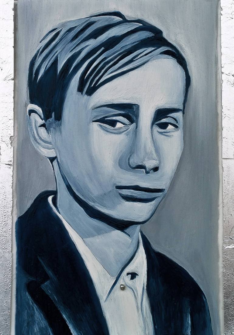 770x1103 Saatchi Art Young Putin Painting By Philippe P C Jordan - Putin Painting