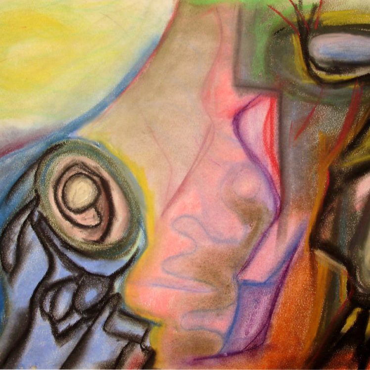 748x748 Nerdly Painter Science Themed Art - Puzzle Painting