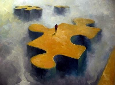 400x296 Puzzle Painting By Andrew Judd - Puzzle Painting
