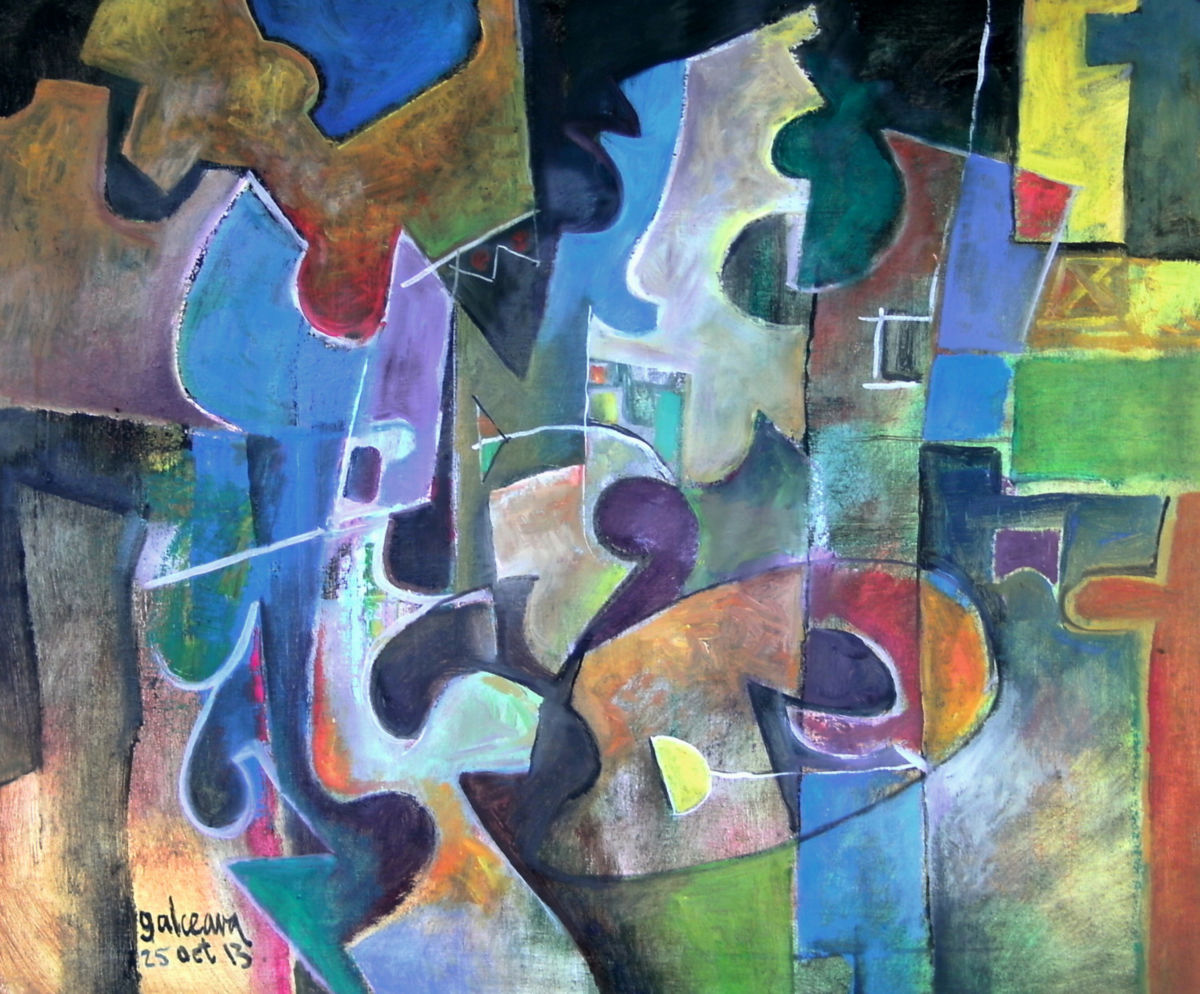 1200x994 Puzzle. Original Painting, Contemporary Art (Constantin Galceava) - Puzzle Painting