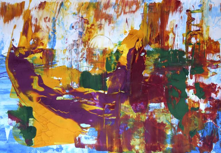 770x535 Saatchi Art Big Original Large Wall Art - Puzzle Painting