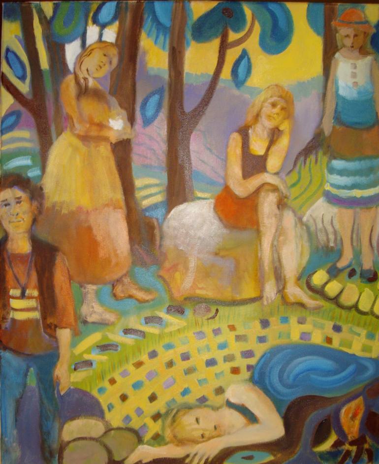 770x943 Saatchi Art Puzzle Painting By Bea Jones - Puzzle Painting