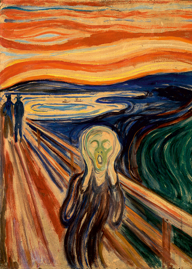 643x900 The Scream Jigsaw Puzzle - Puzzle Painting