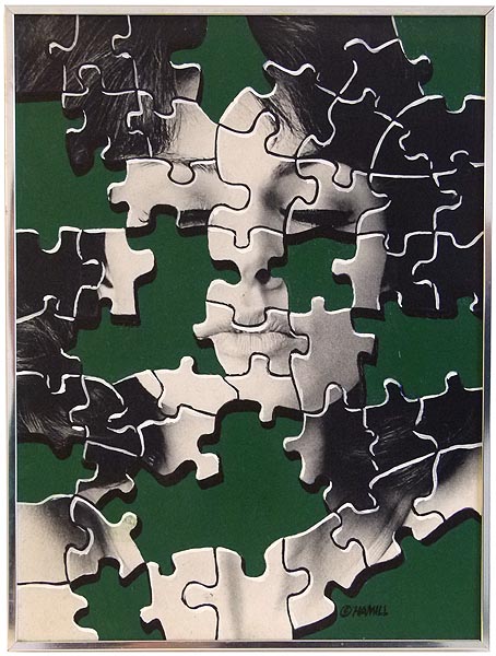 454x600 Tim Hamill Trompe L'Oeil Painting Face Puzzle - Puzzle Painting