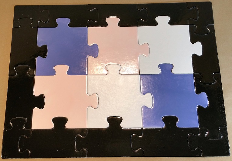 764x531 Community Puzzle Colored Pieces - Puzzle Piece Painting