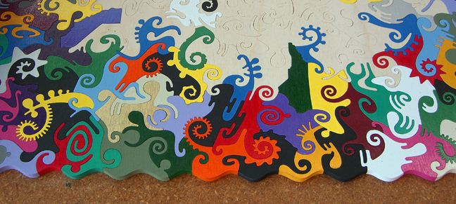 648x291 Custom Puzzle Craft - Puzzle Piece Painting