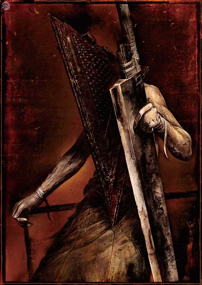 682x960 Pyramid Head (Character) - Pyramid Head Painting