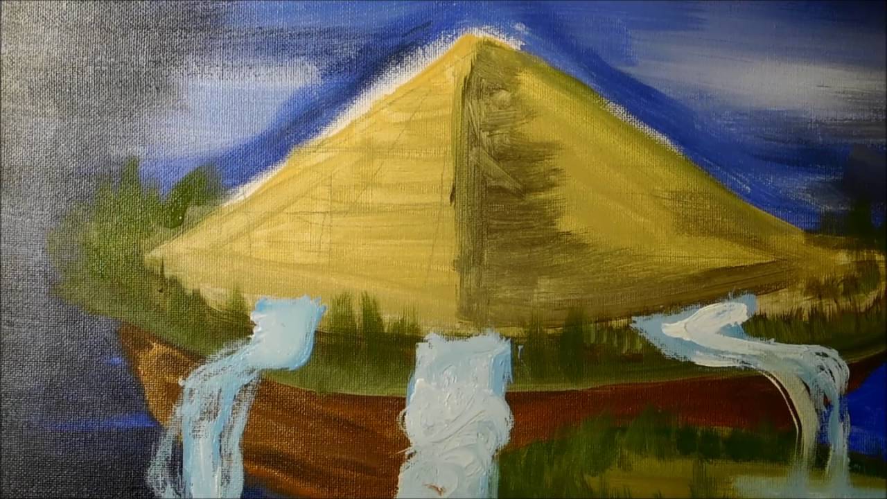 1280x720 Pyramid Painting Speed Art - Pyramid Painting