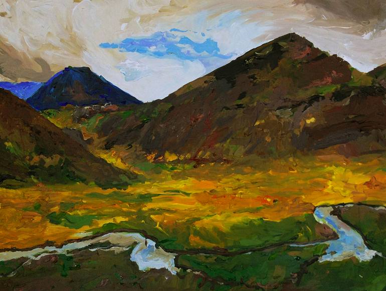 770x580 Saatchi Art The Pyramid Painting By Martin Wojnowski - Pyramid Painting